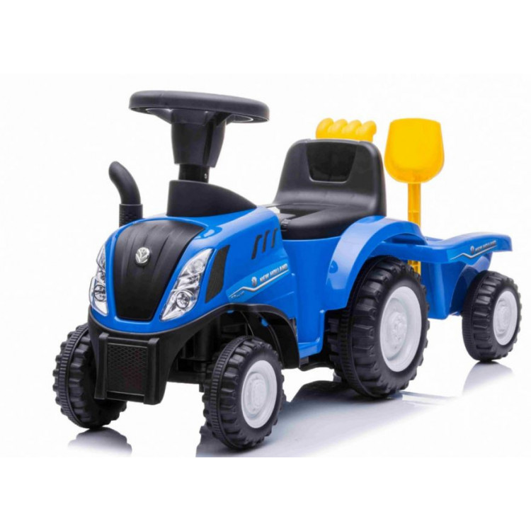 Detské odrážadlo Traktor s prívesom + príslušenstvo New Holland T7